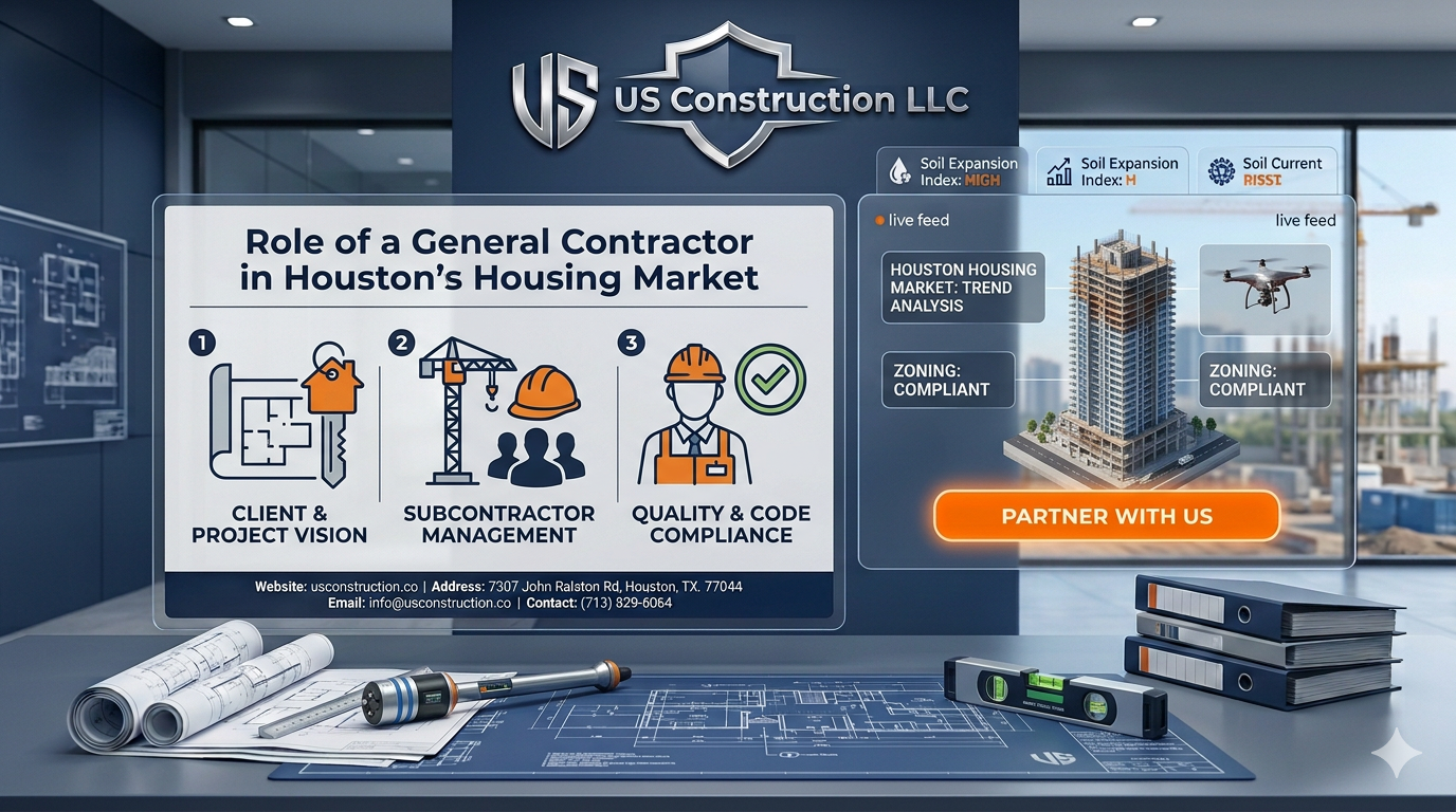 Role of a General Contractor in Houston’s Housing Market